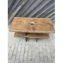 Waschtisch, Altholz-Stil, Stecksystem, mit Beinen und Handtuchablage, 90 cm hoch, 100 cm breit Waschtisch, Altholz-Stil, Stecksystem, mit Beinen und Handtuchablage, 90 cm hoch, 100 cm breit